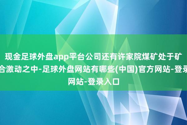 现金足球外盘app平台公司还有许家院煤矿处于矿权整合激动之中-足球外盘网站有哪些(中国)官方网站-登录入口